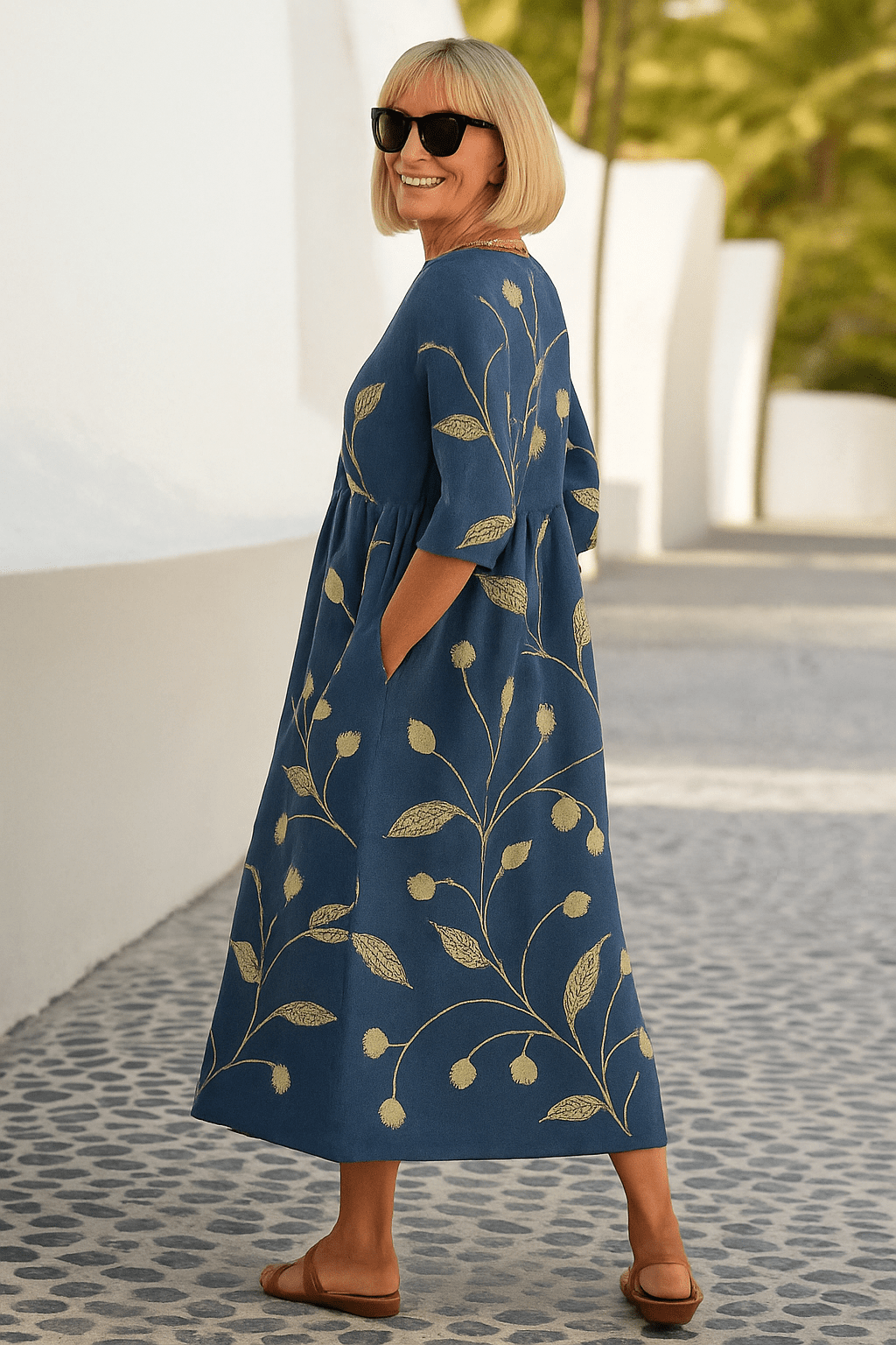 LILY | VESTIDO MIDI FLORAL - Aurea Montiel