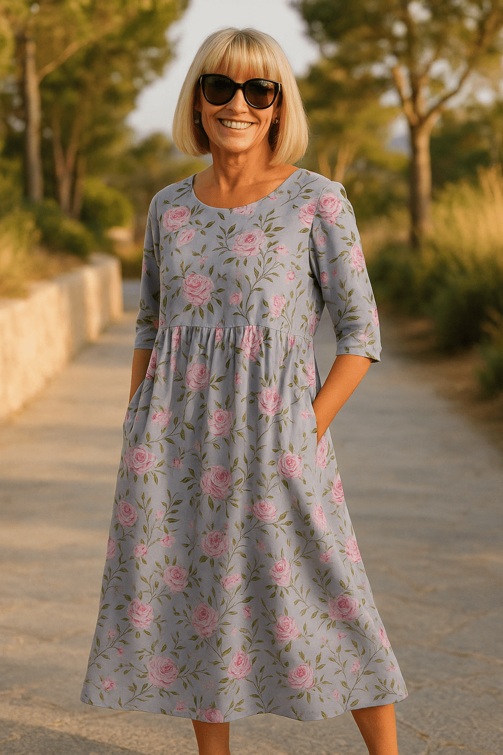 LILY | VESTIDO MIDI FLORAL - Aurea Montiel