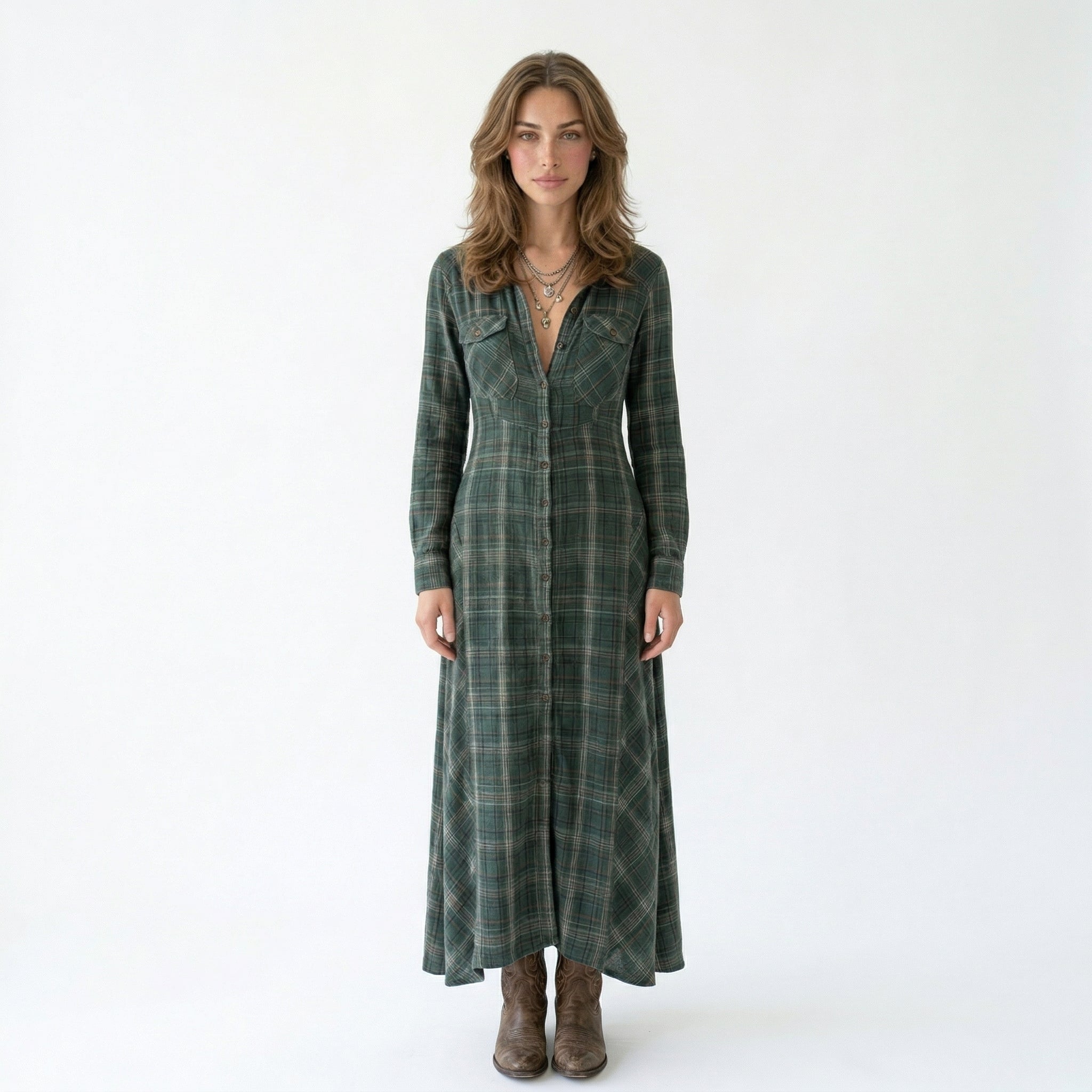 LIVIA | VESTIDO MAXI ESTAMPADO - Aurea Montiel