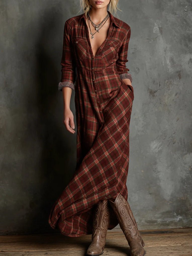 LIVIA | VESTIDO MAXI ESTAMPADO - Aurea Montiel