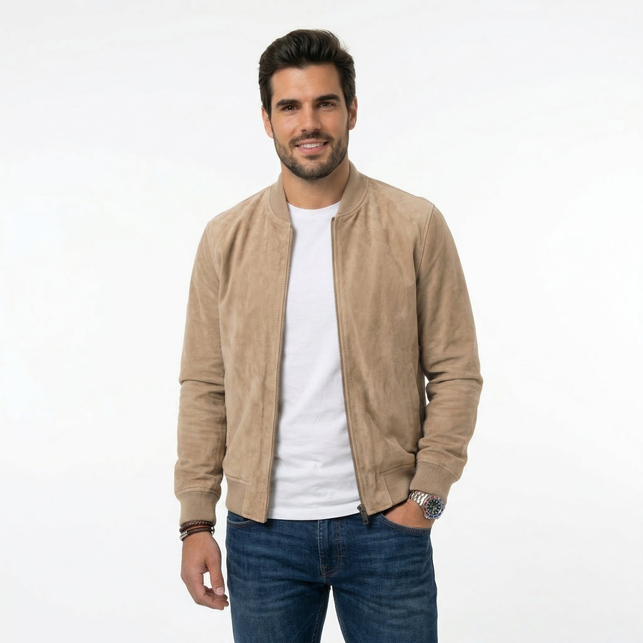 LORENZO | CHAQUETA DE ANTE - Aurea Montiel