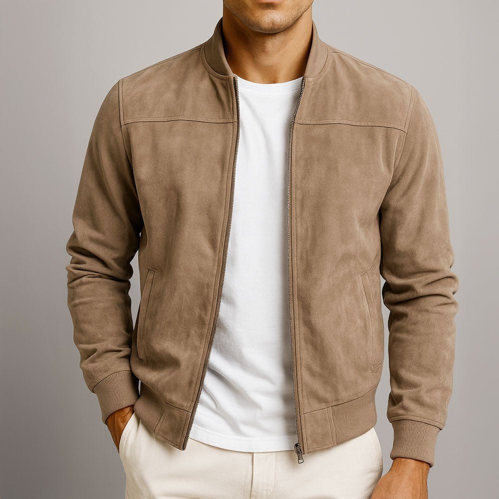 LORENZO | CHAQUETA DE ANTE - Aurea Montiel