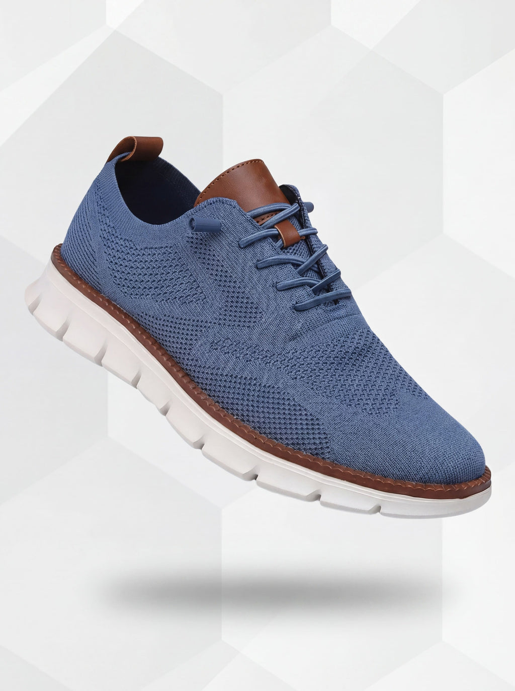 Scarpe Traspiranti Ultracomfort: Azzurro-Bianco