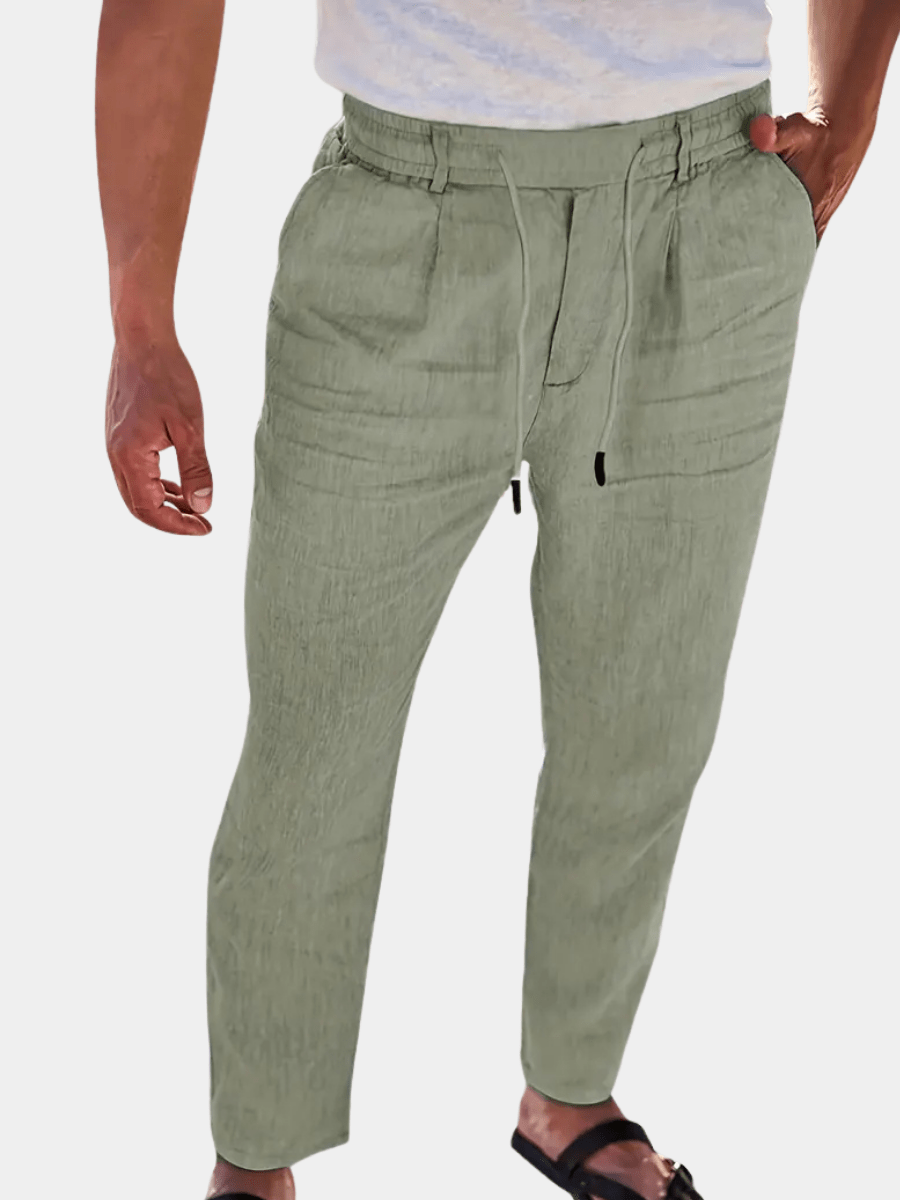 NACHO | PANTALONES DE LINO - Aurea Montiel