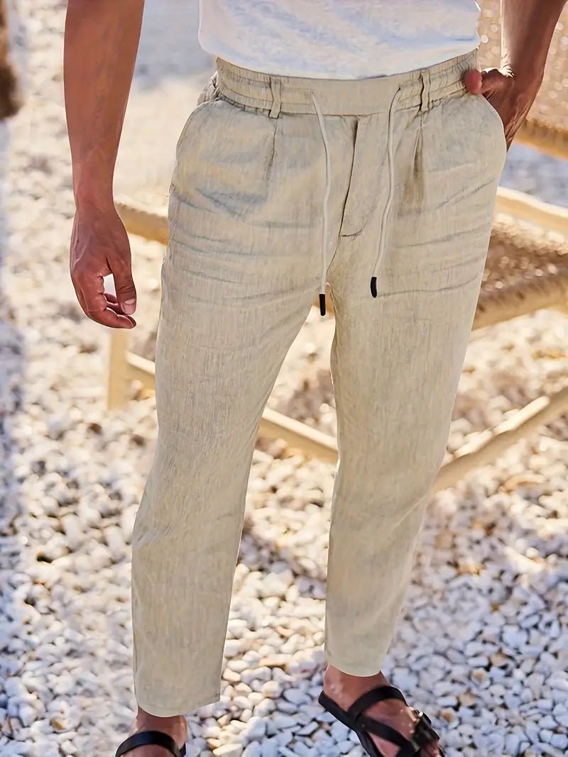 NACHO | PANTALONES DE LINO - Aurea Montiel