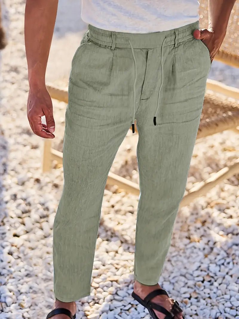 NACHO | PANTALONES DE LINO - Aurea Montiel