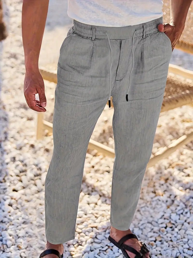 NACHO | PANTALONES DE LINO - Aurea Montiel