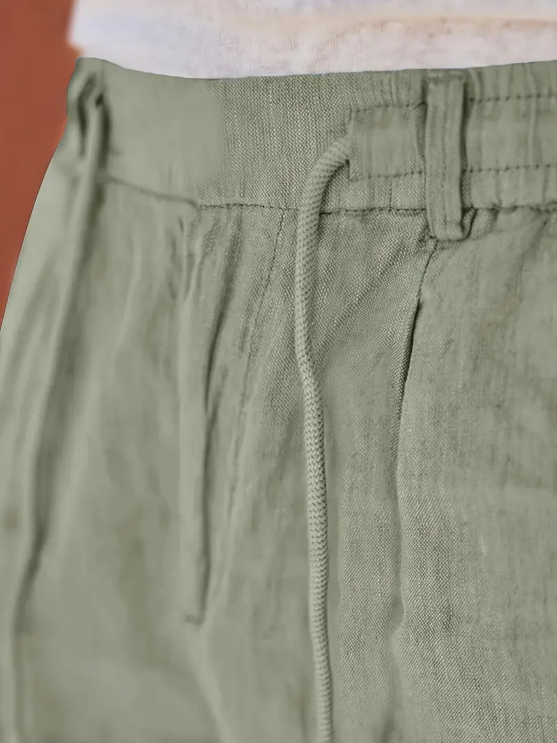 NACHO | PANTALONES DE LINO - Aurea Montiel