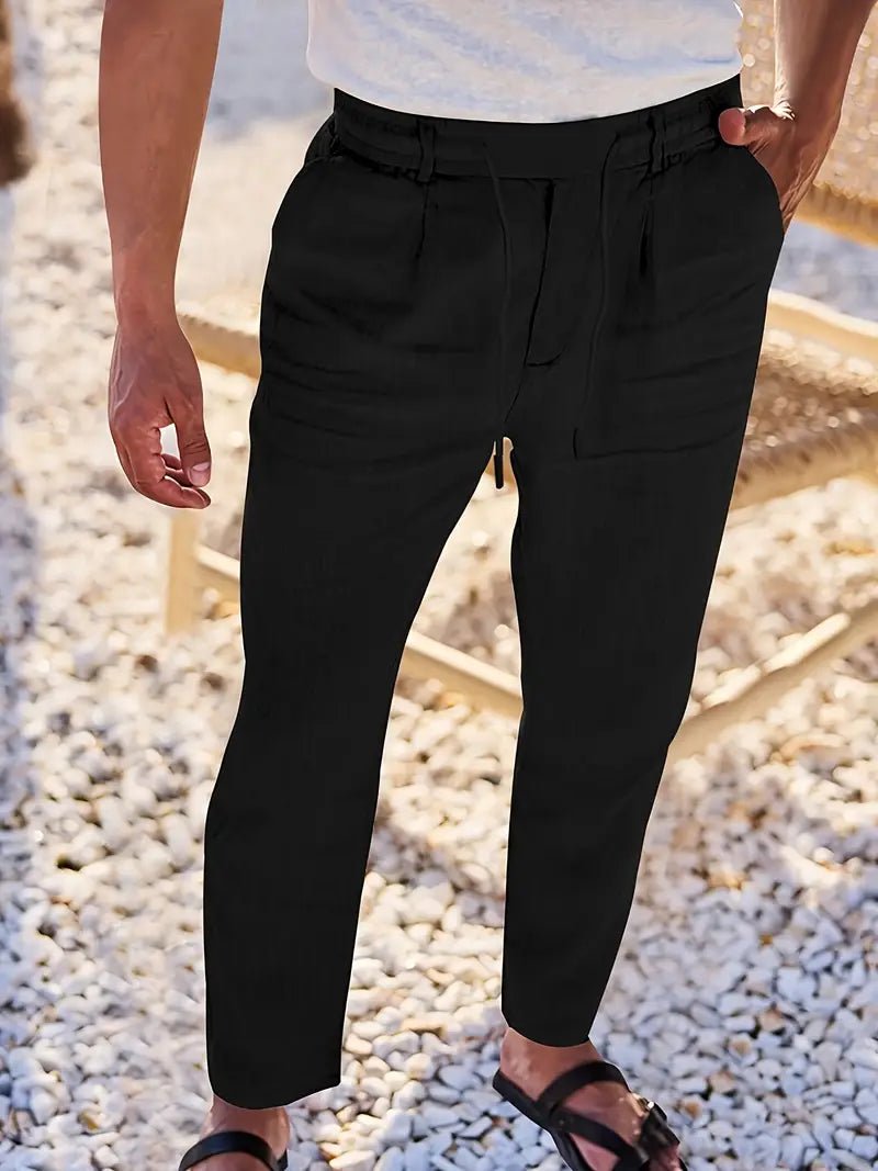 NACHO | PANTALONES DE LINO - Aurea Montiel