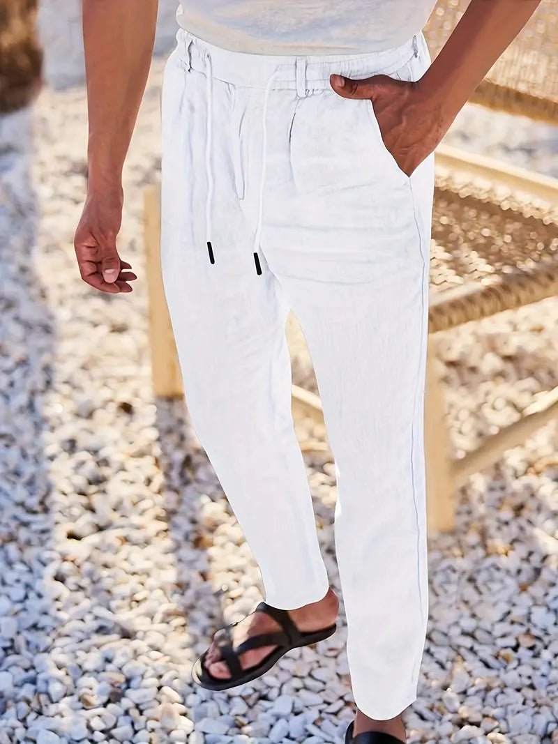 NACHO | PANTALONES DE LINO - Aurea Montiel