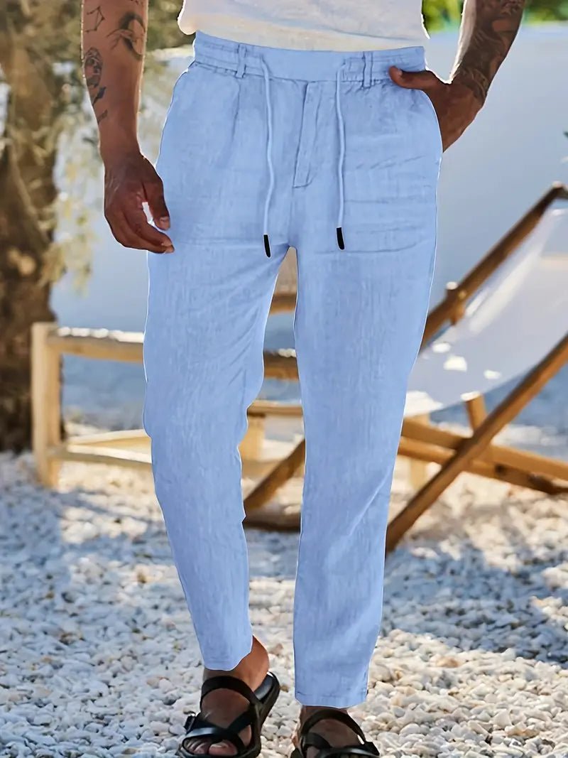 NACHO | PANTALONES DE LINO - Aurea Montiel