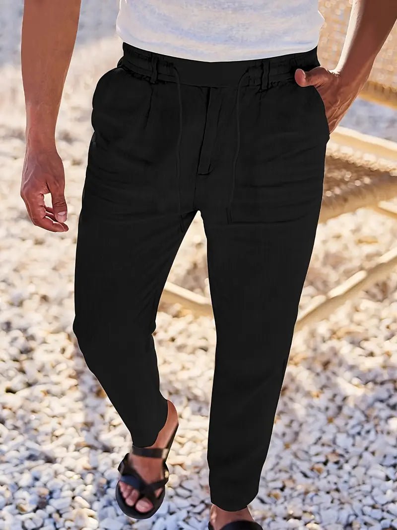 NACHO | PANTALONES DE LINO - Aurea Montiel