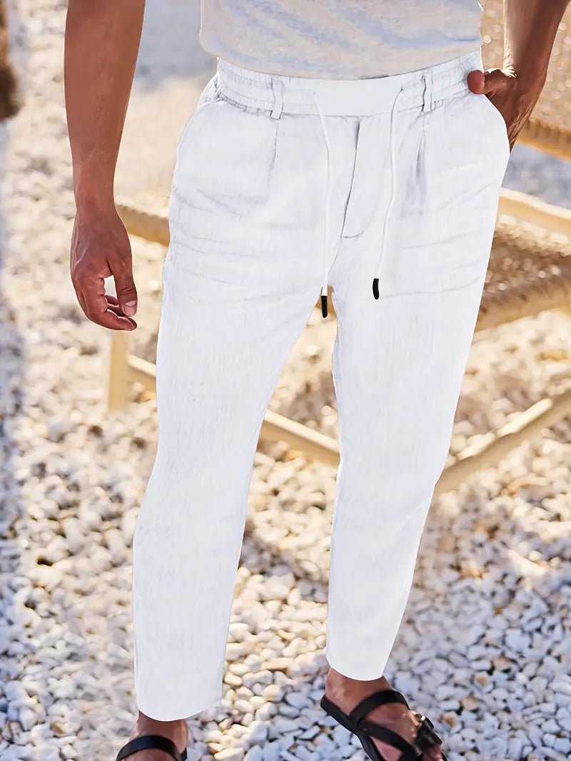 NACHO | PANTALONES DE LINO - Aurea Montiel