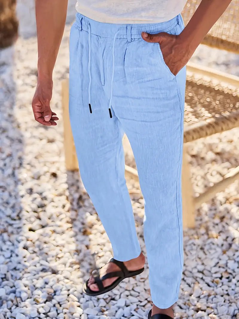 NACHO | PANTALONES DE LINO - Aurea Montiel