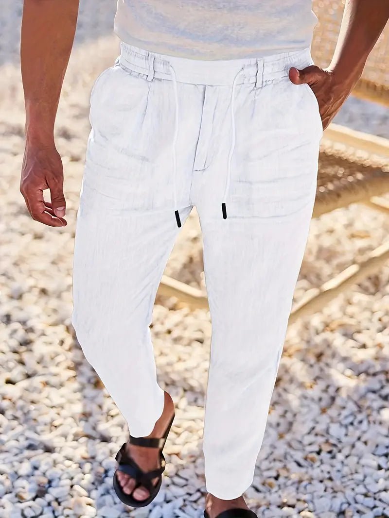 NACHO | PANTALONES DE LINO - Aurea Montiel