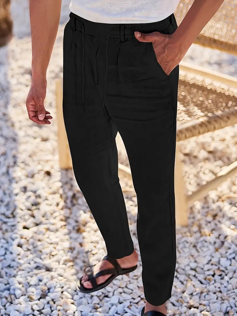 NACHO | PANTALONES DE LINO - Aurea Montiel