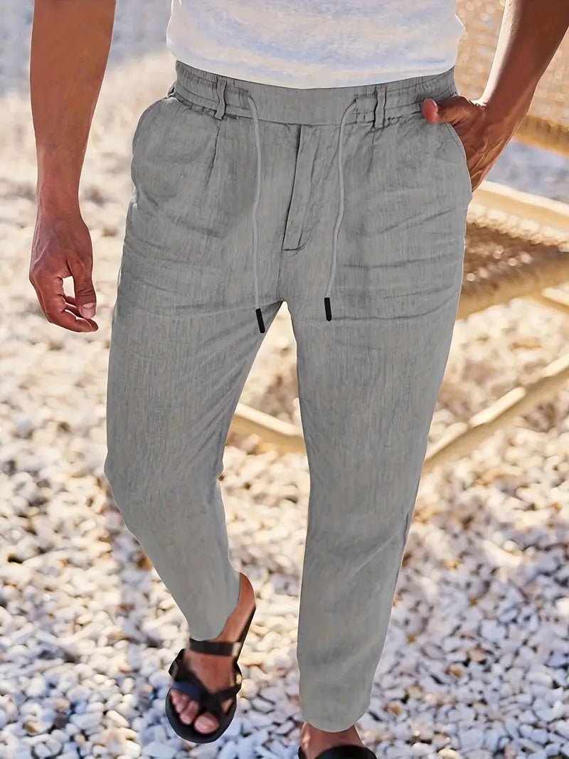 NACHO | PANTALONES DE LINO - Aurea Montiel