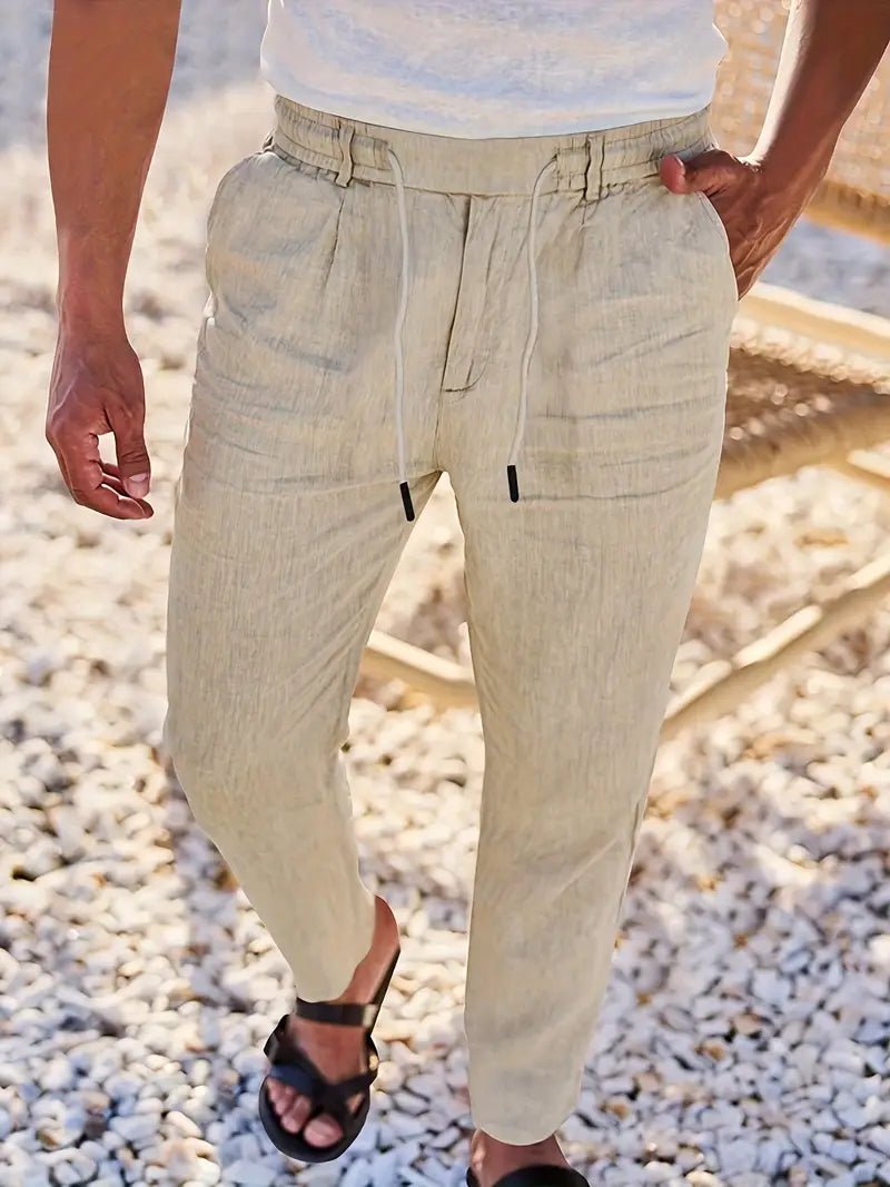 NACHO | PANTALONES DE LINO - Aurea Montiel