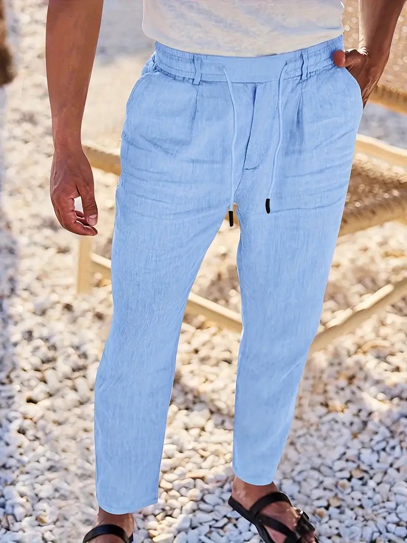 NACHO | PANTALONES DE LINO - Aurea Montiel