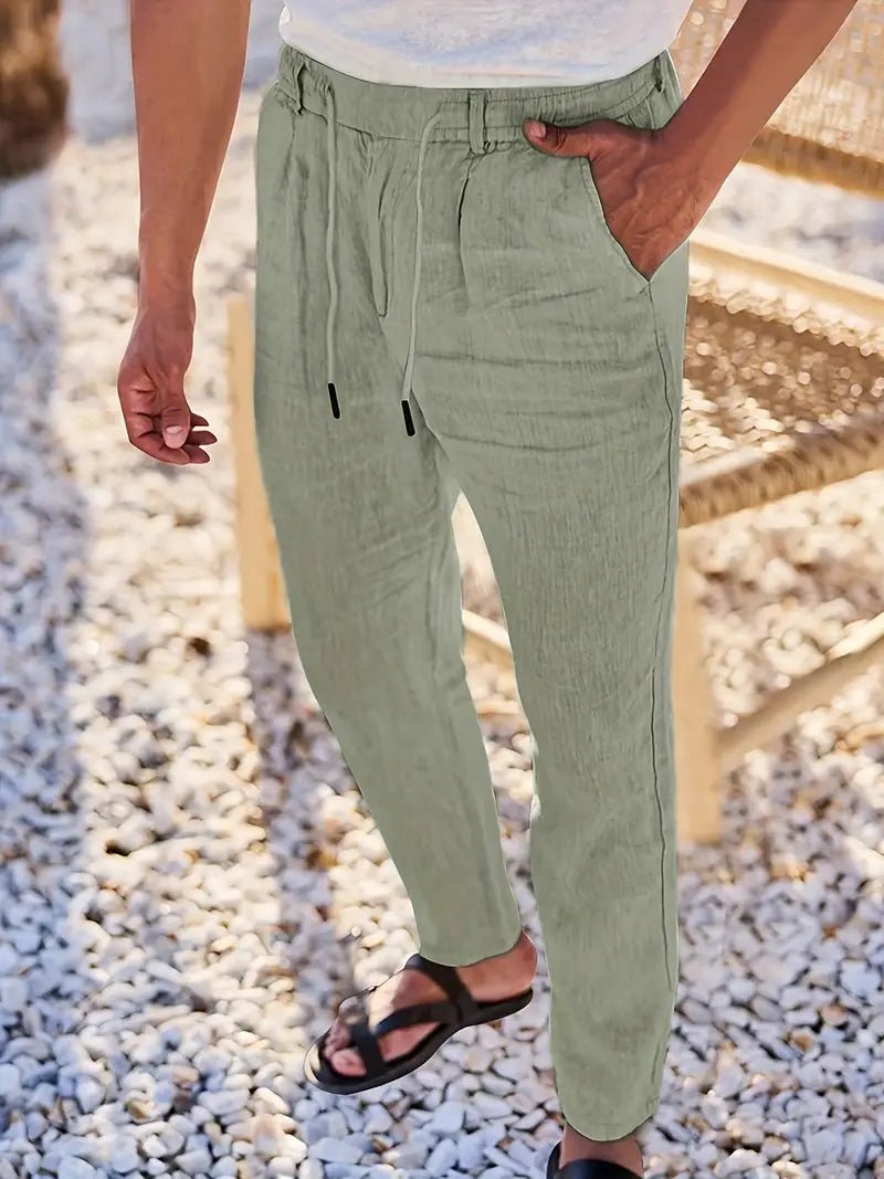 NACHO | PANTALONES DE LINO - Aurea Montiel