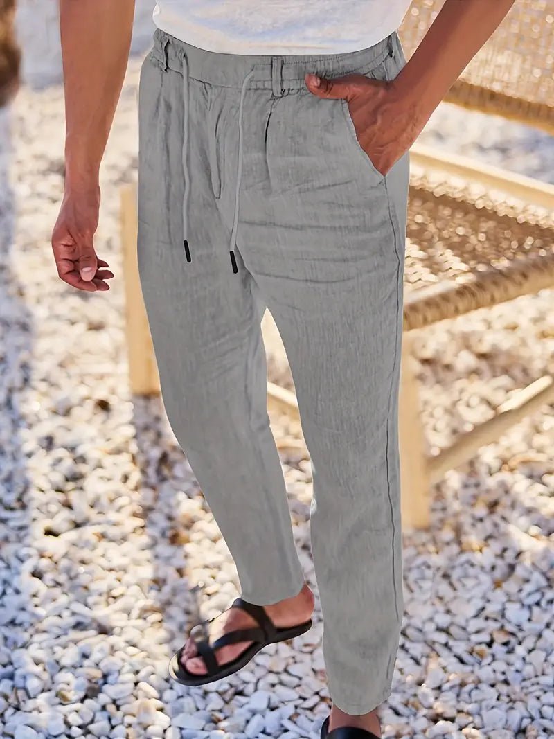 NACHO | PANTALONES DE LINO - Aurea Montiel