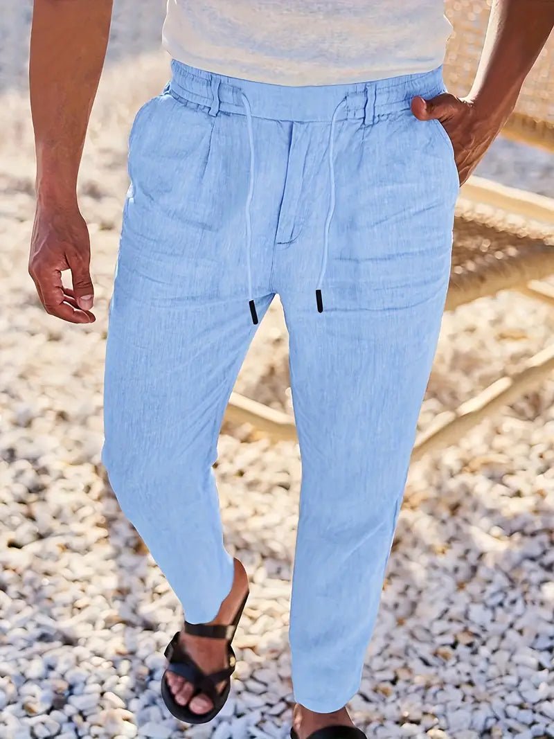 NACHO | PANTALONES DE LINO - Aurea Montiel