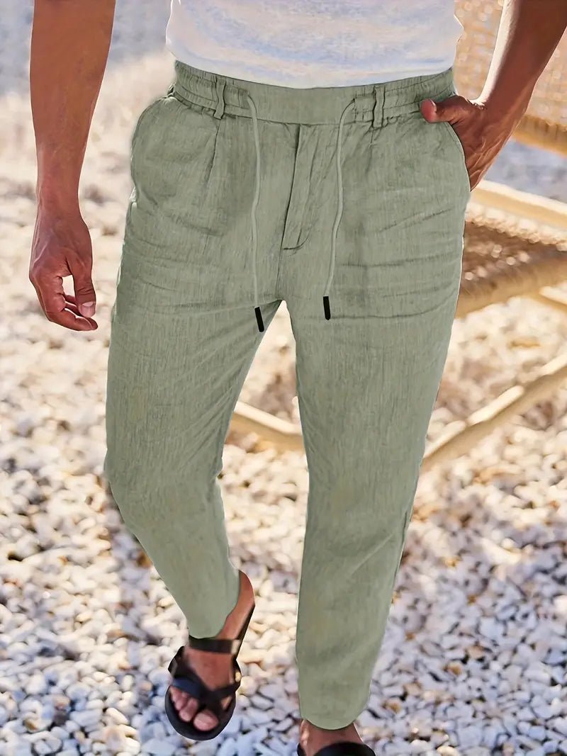 NACHO | PANTALONES DE LINO - Aurea Montiel