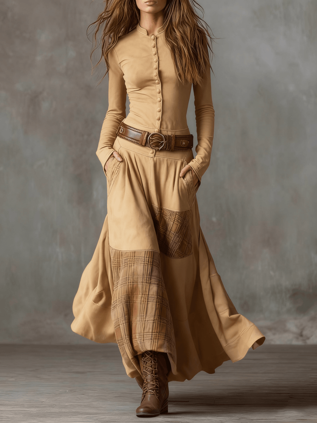 NOA | VESTIDO MAXI ATERCIOPELADO - Aurea Montiel