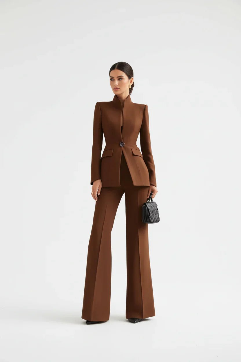 NORA | CONJUNTO DE BLAZER Y PANTALÓN PALAZZO - Aurea Montiel