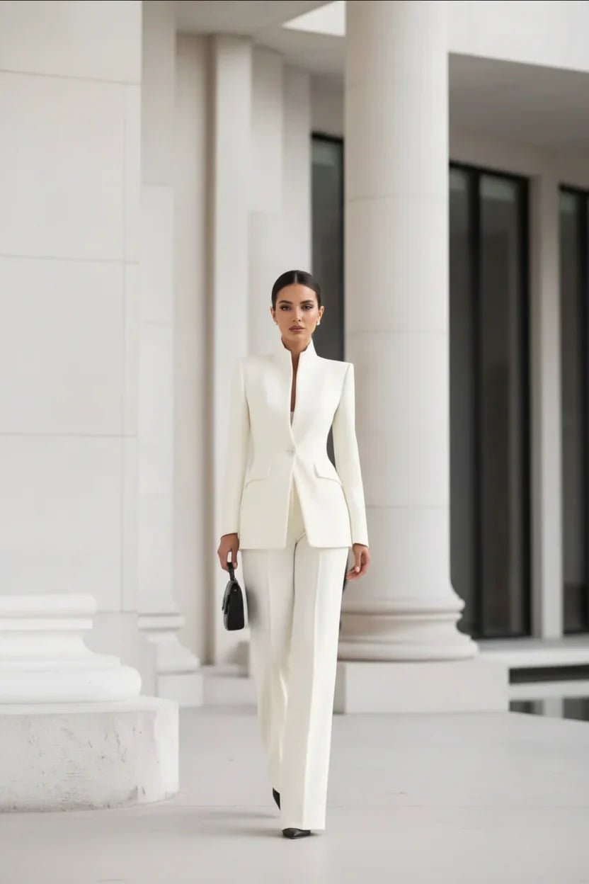 NORA | CONJUNTO DE BLAZER Y PANTALÓN PALAZZO - Aurea Montiel