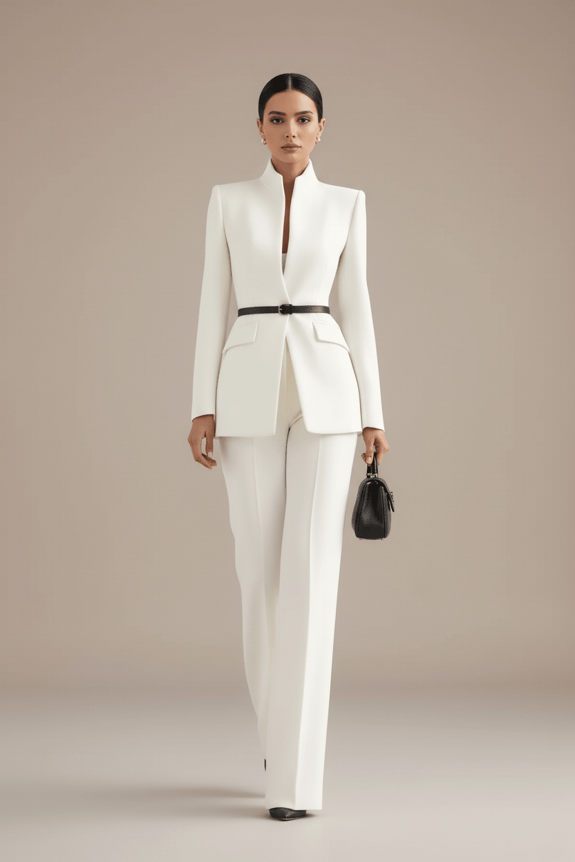 NORA | CONJUNTO DE BLAZER Y PANTALÓN PALAZZO - Aurea Montiel