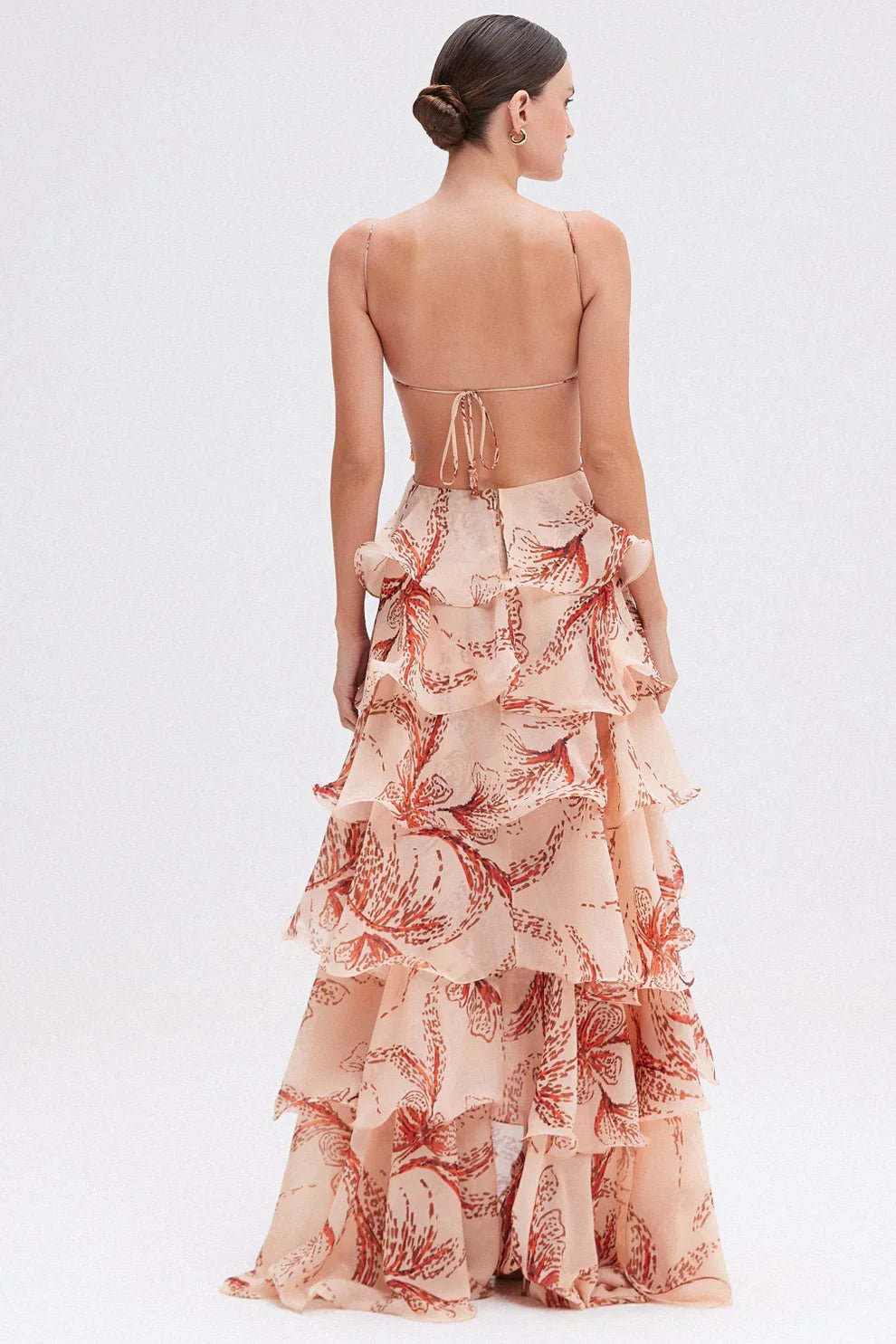 PALOMA | VESTIDO CON VOLANTES - Aurea Montiel