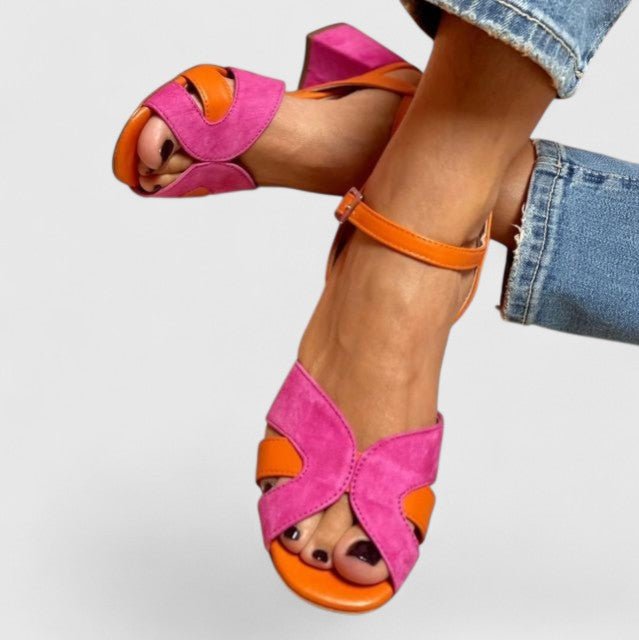 PAULINA | SANDALIAS DE TACÓN - Aurea Montiel