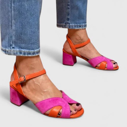 PAULINA | SANDALIAS DE TACÓN - Aurea Montiel