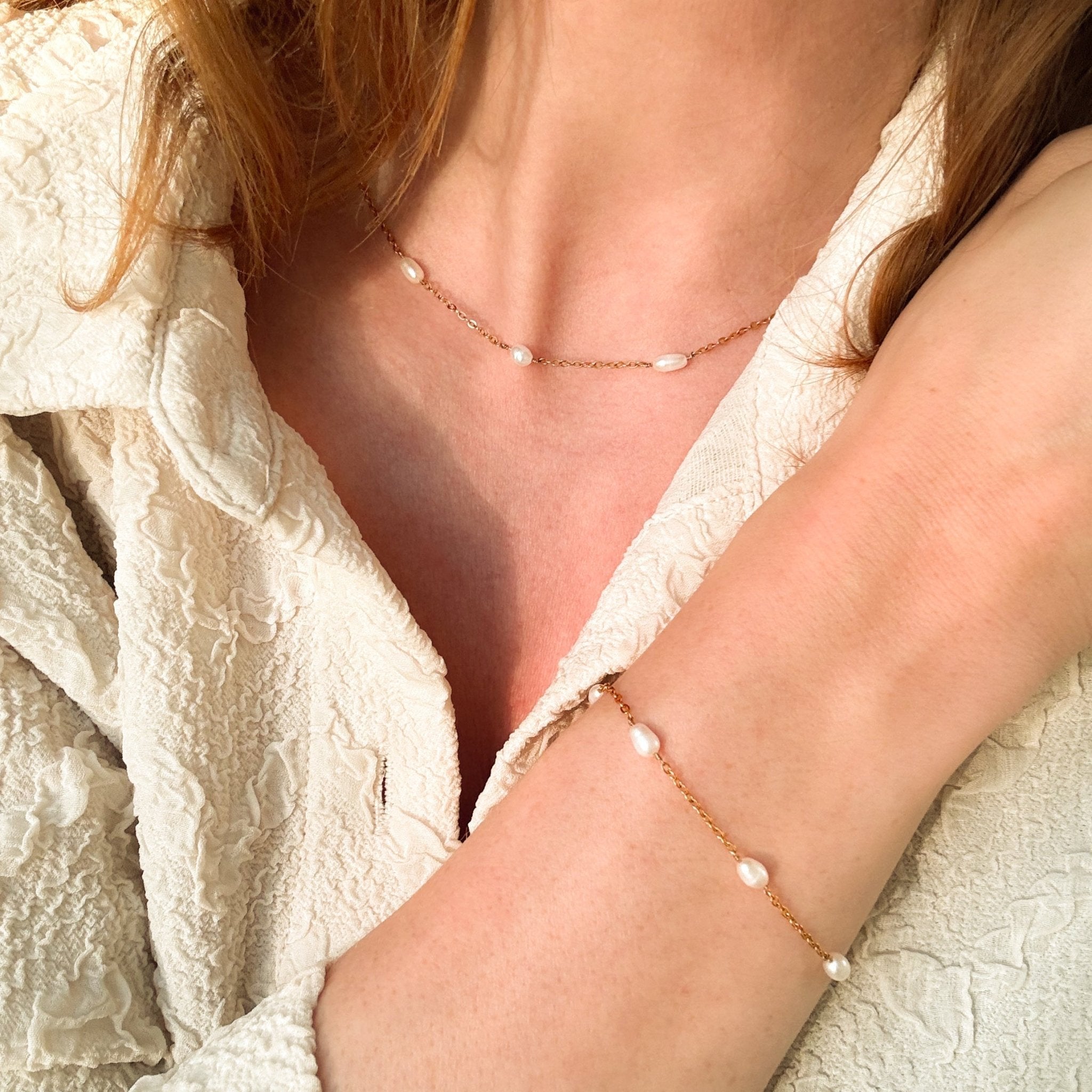 PERLA | COLLAR DE AGUA DULCE - Aurea Montiel