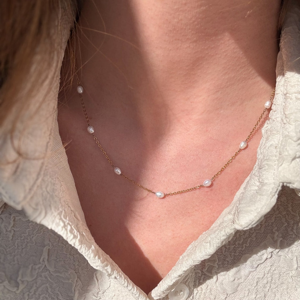 PERLA | COLLAR DE AGUA DULCE - Aurea Montiel
