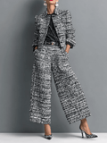 REBECA | CONJUNTO CHAQUETA Y PANTALÓN ANCHO - Aurea Montiel