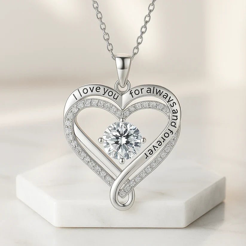 ROMA | COLLAR CORAZÓN CON MENSAJE - Aurea Montiel