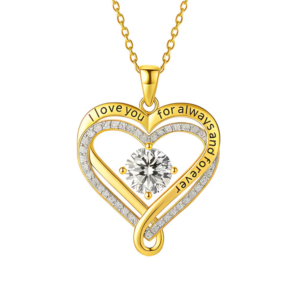 ROMA | COLLAR CORAZÓN CON MENSAJE - Aurea Montiel