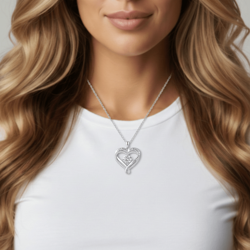 ROMA | COLLAR CORAZÓN CON MENSAJE - Aurea Montiel