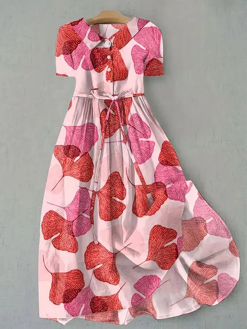 ROSA | VESTIDO MIDI FLORAL - Aurea Montiel