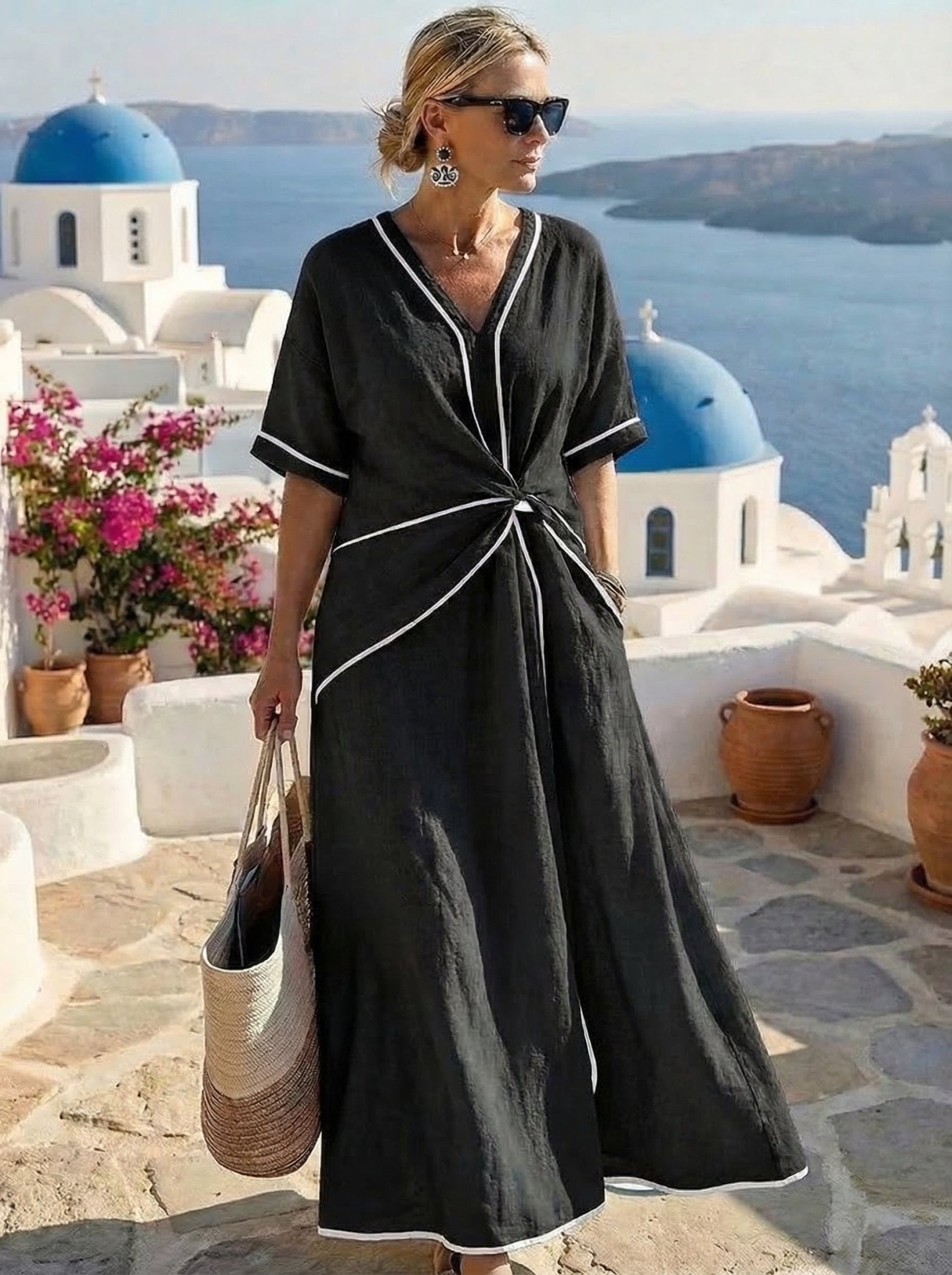 SANTORINI | VESTIDO - Aurea Montiel