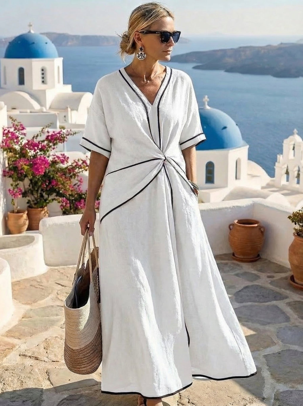 SANTORINI | VESTIDO - Aurea Montiel