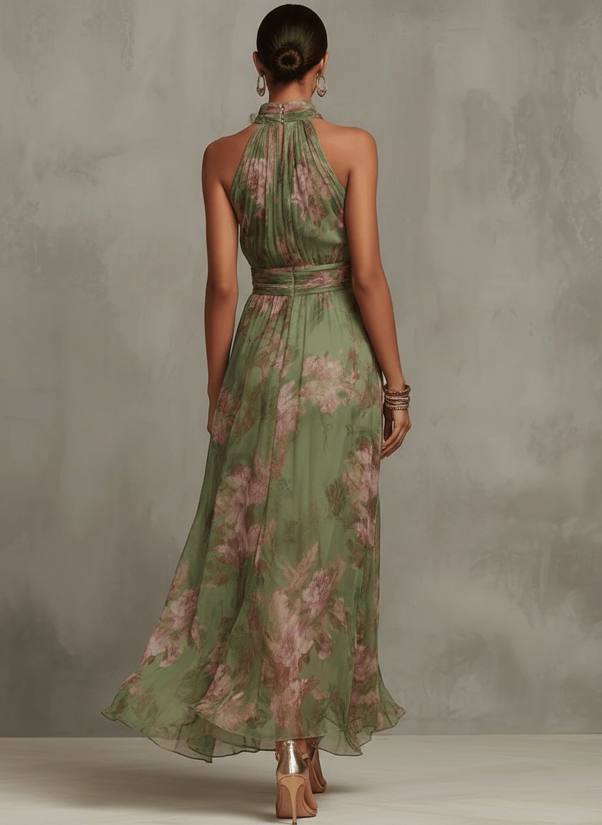 SERENA | VESTIDO MAXI FLORAL - Aurea Montiel