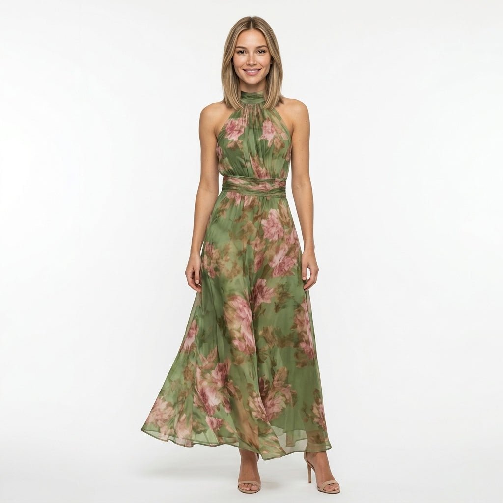 SERENA | VESTIDO MAXI FLORAL - Aurea Montiel