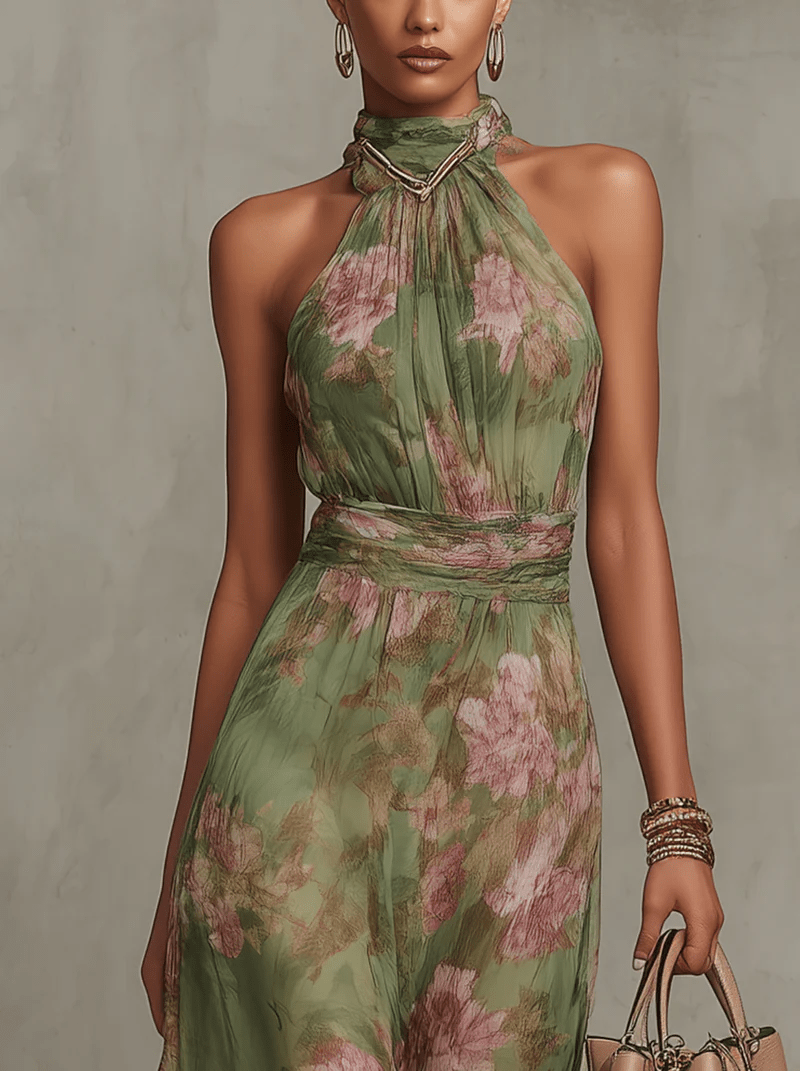 SERENA | VESTIDO MAXI FLORAL - Aurea Montiel