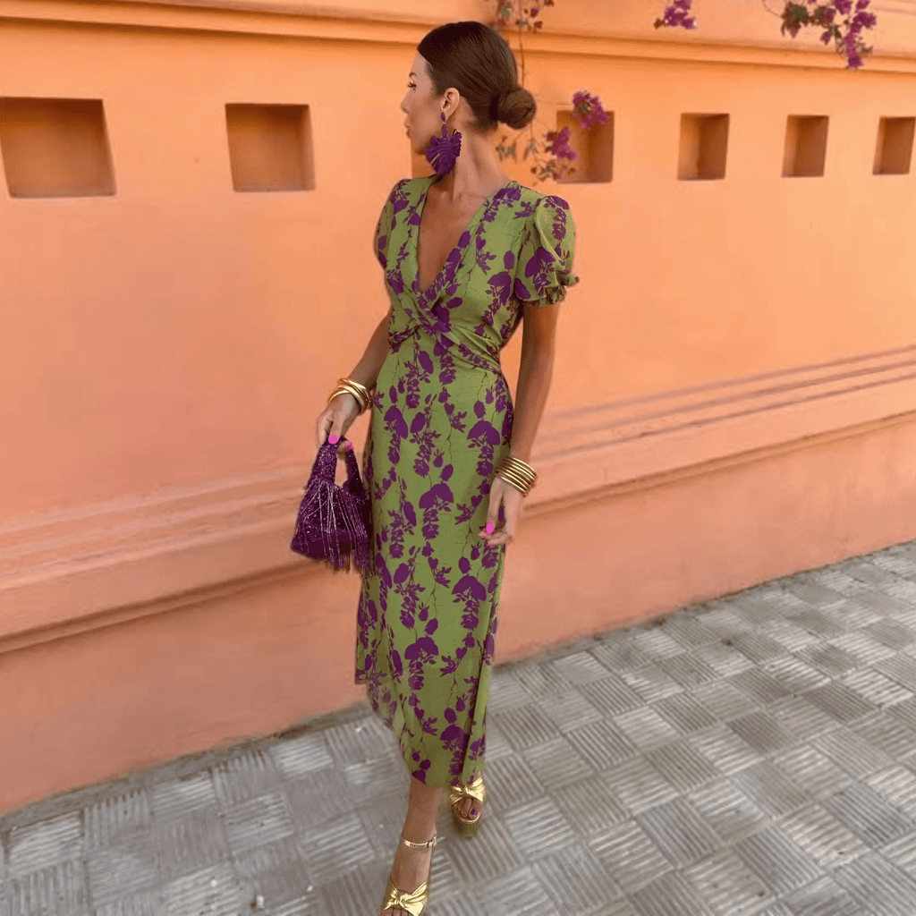 SOFÍA | VESTIDO MAXI FLORAL - Aurea Montiel