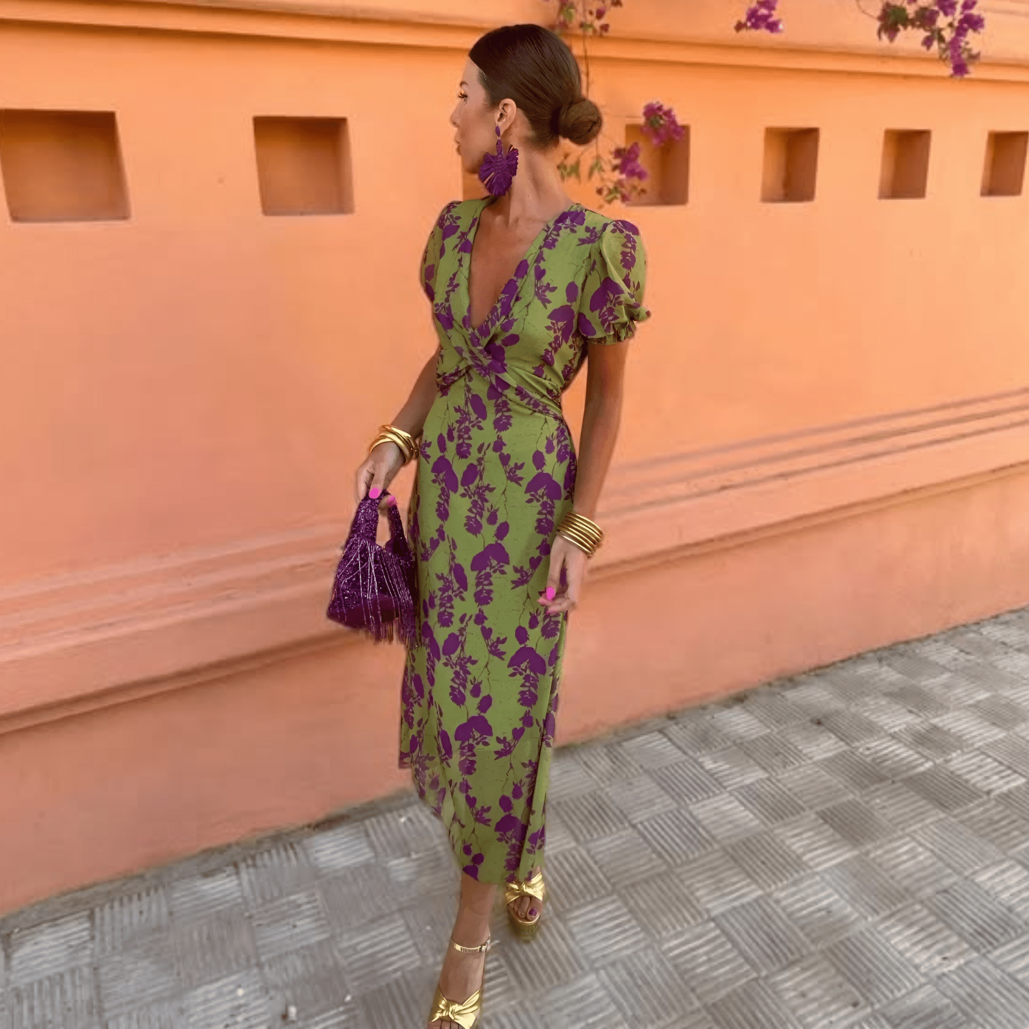 SOFÍA | VESTIDO MAXI FLORAL - Aurea Montiel