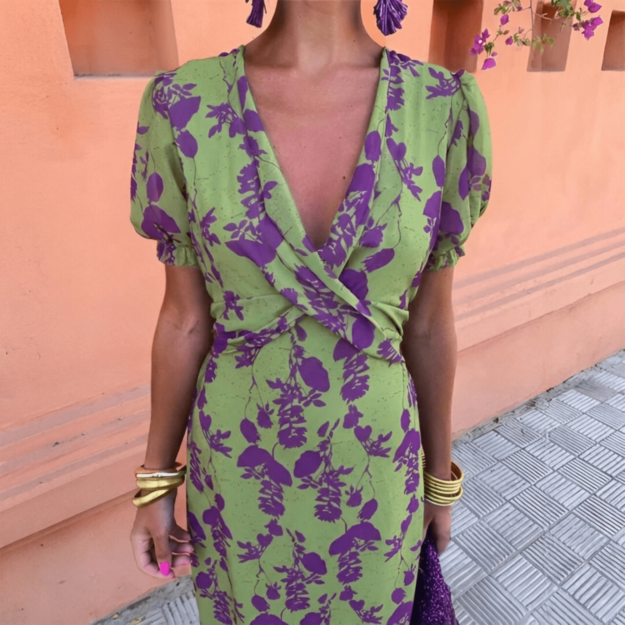SOFÍA | VESTIDO MAXI FLORAL - Aurea Montiel