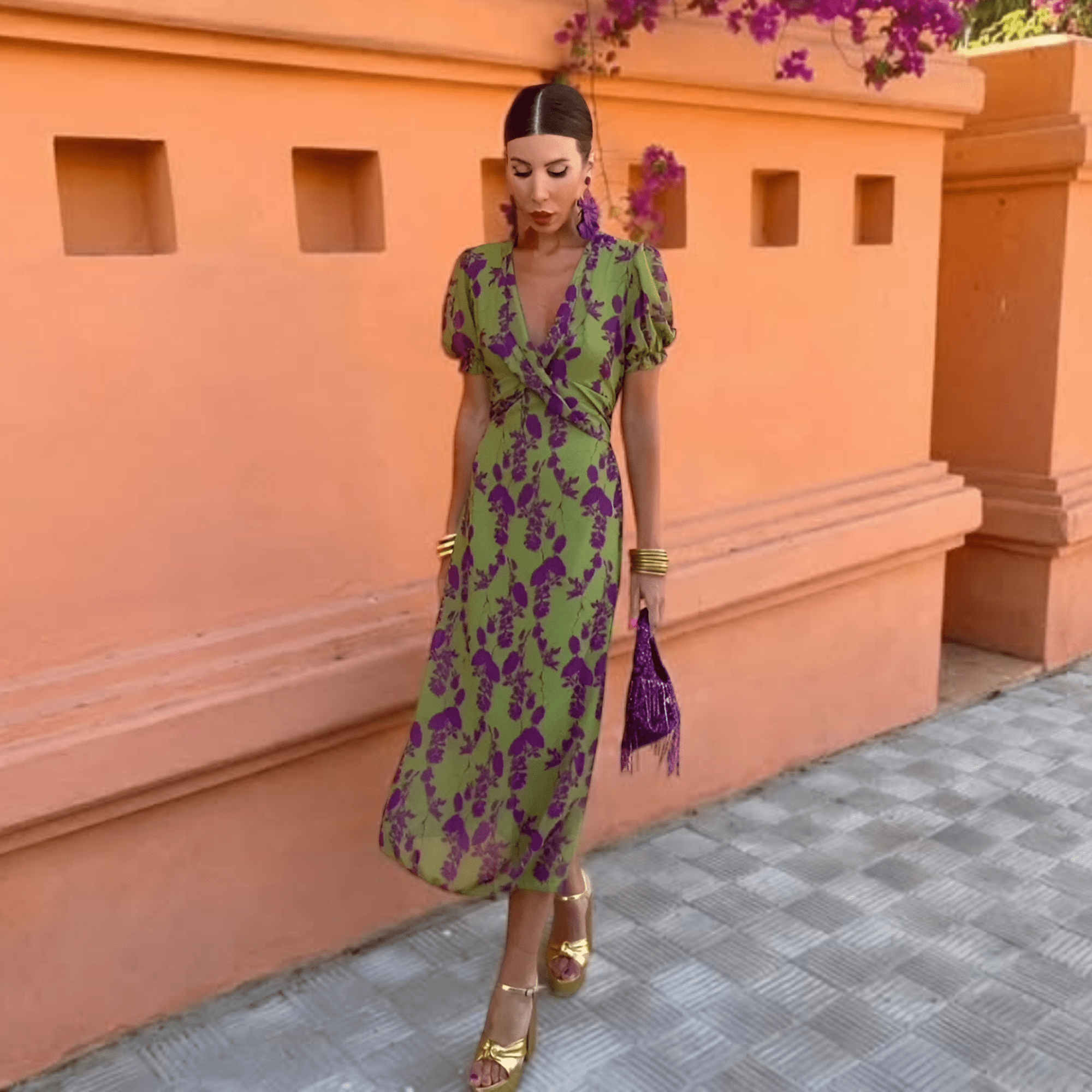 SOFÍA | VESTIDO MAXI FLORAL - Aurea Montiel